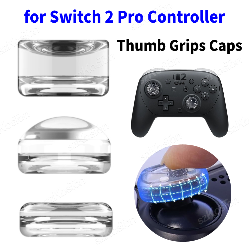 Gaming Accessories Nintendo - Clear Thumb Grips Caps for Switch