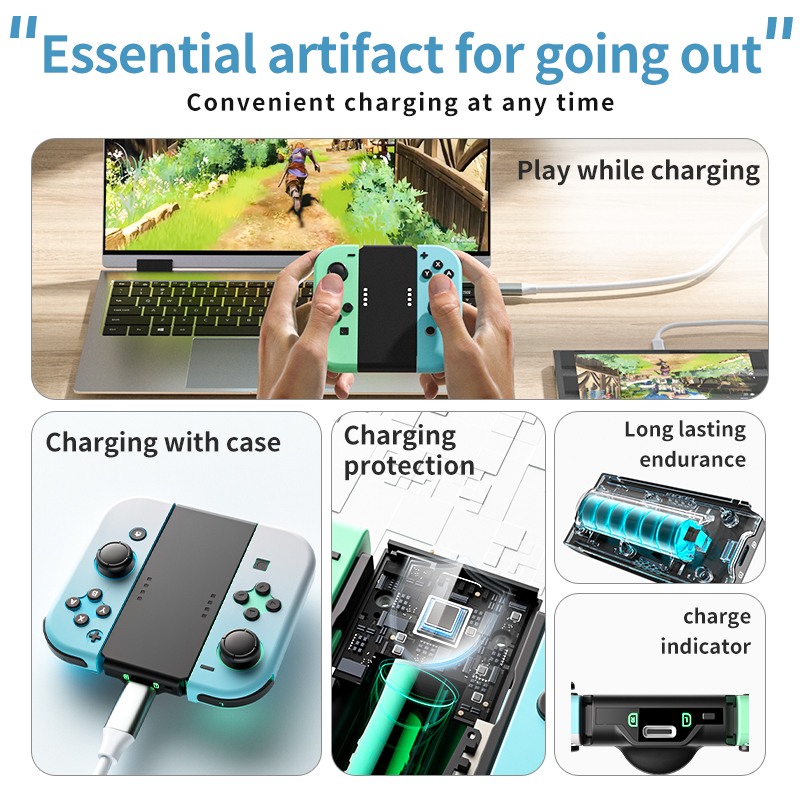 AOLION Portable Switch Joncon  - Gaming Accessories Nintendo 评论和价格