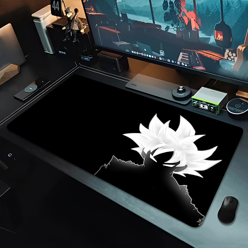 DBZ Black Anime Mouse Pad Drag - Gaming Office Accessories 评论和价格