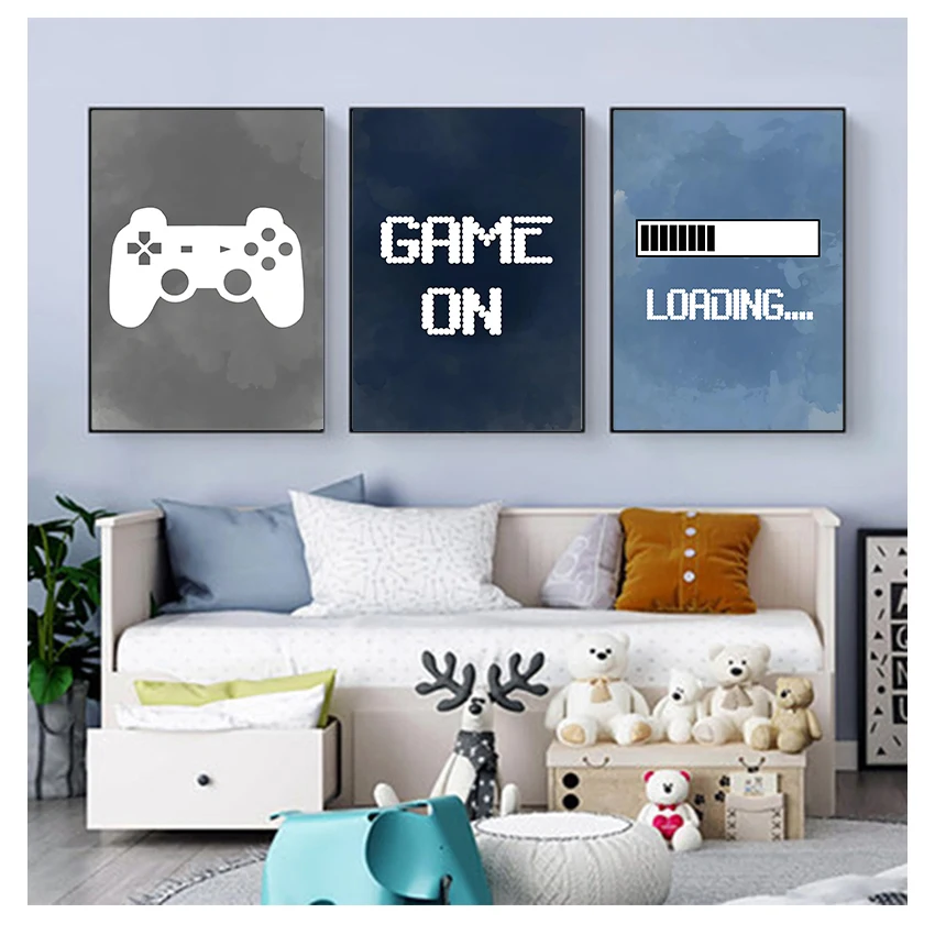 Nursery Boys Wall Decor , Gami - Gaming Accessories Bedroom 评论和价格