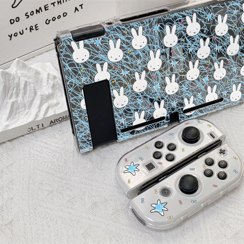 Kawaii Miffy Console Case for  - Gaming Accessories Nintendo 评论和价格