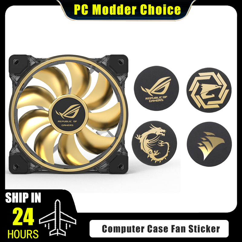 Computer Case Fan Logo Sticker - Video Gaming Accessories 评论和价格