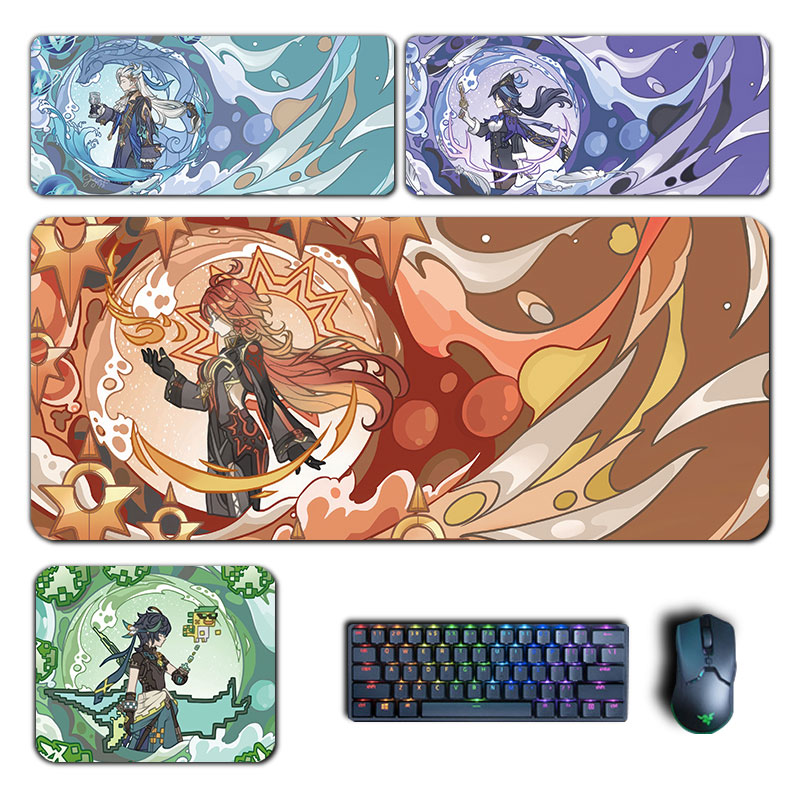 Anime Genshin Impact Mouse Pad - Gaming Accessories Desk 评论和价格