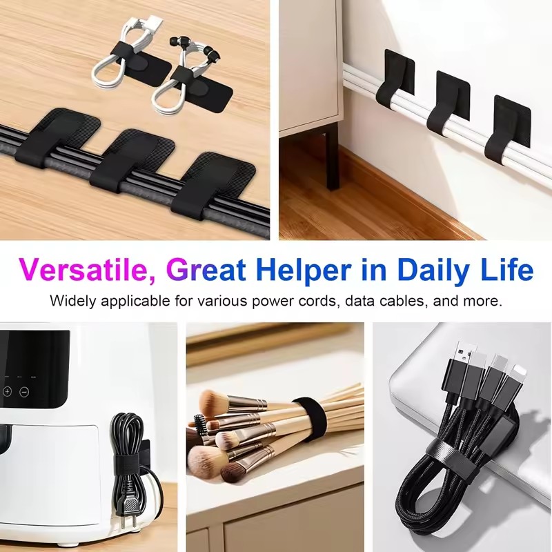 Adhesive Under Desk Cable Ties - Gaming Office Accessories 评论和价格