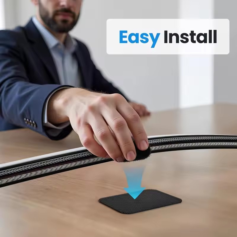 Adhesive Under Desk Cable Ties - Gaming Office Accessories 评论和价格