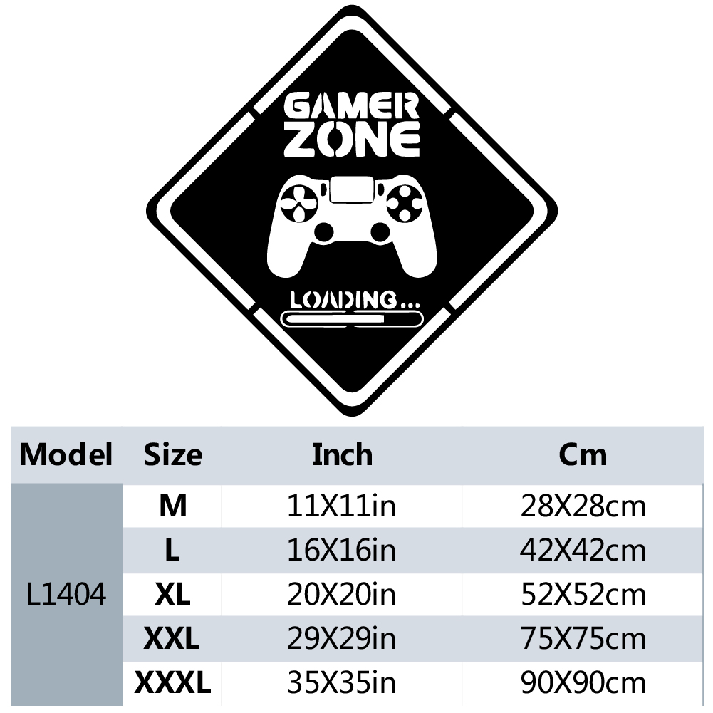 1pc Gamer Zone Door Decal Wall - Gaming Accessories Bedroom 评论和价格