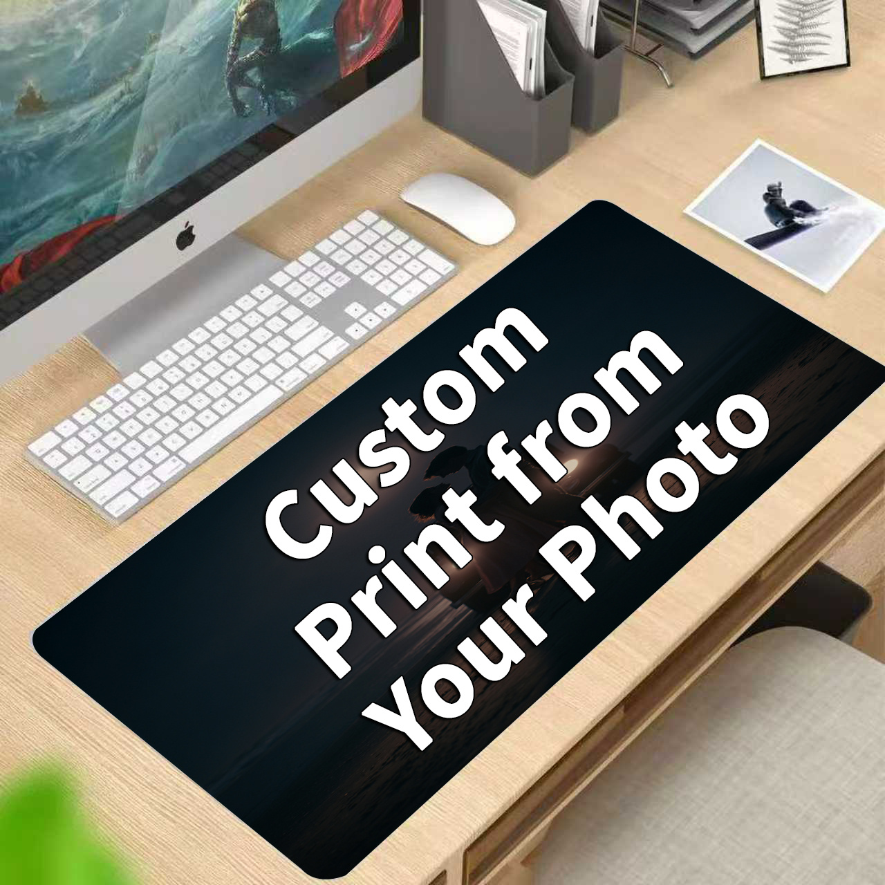 Custom Photo Mouse Pad, Person - Gaming Office Accessories 评论和价格